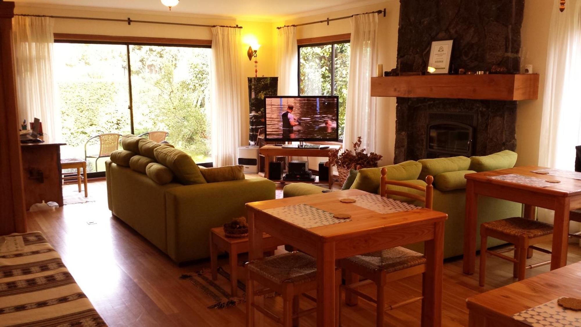 Frontera Pucon Hostel B&B Ngoại thất bức ảnh